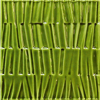 GIGACER Bamboo Verde Oliva Craquelé 15x15