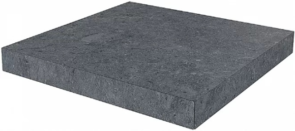 KERAMA MARAZZI Ступень угловая клееная Роверелла серый темный 33x33x0,9