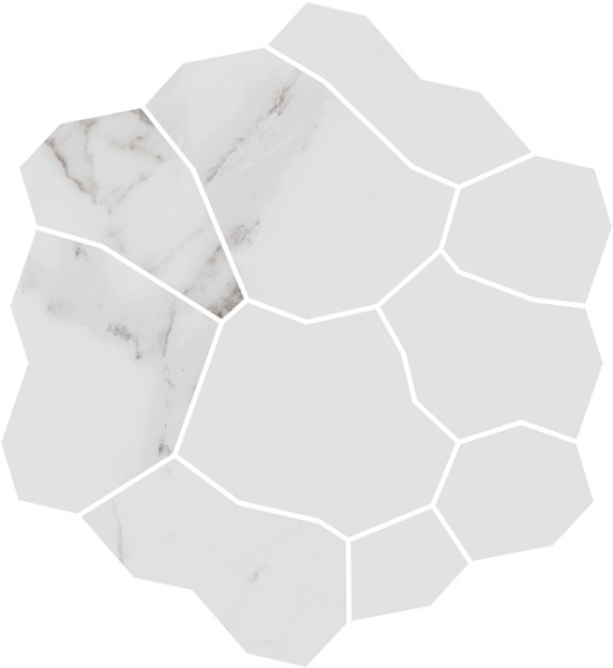 KERAMA MARAZZI Декор Марсель наборный серый светлый матовый обрезной 31,5x34,2x0,9
