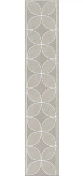 KERAMA MARAZZI Бордюр Туф бежевый светлый матовый 40,2x7,7x0,8