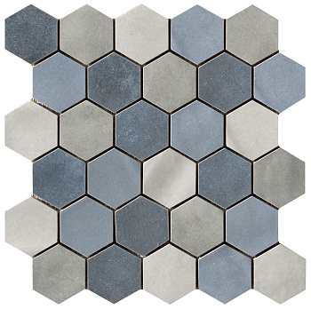 CIR Materia Prima Mos Esag Mix Blue 27x27