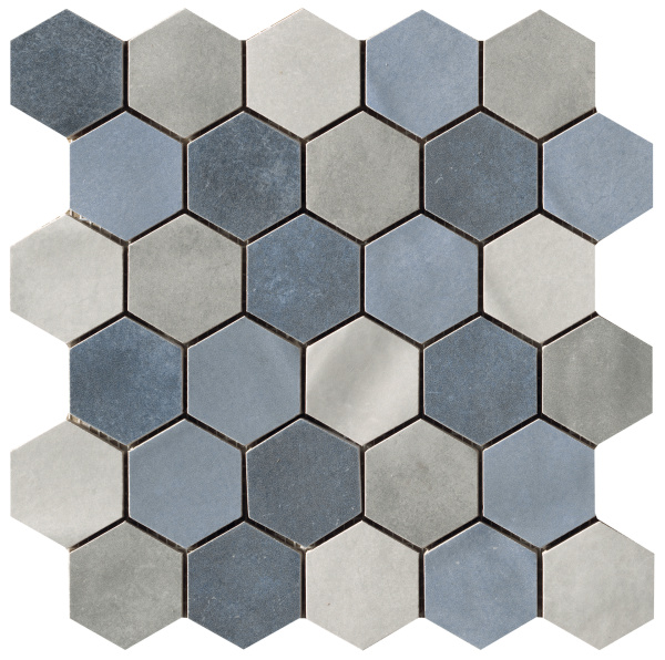 CIR Materia Prima Mos Esag Mix Blue 27x27