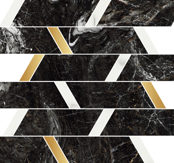 NAXOS Rhapsody Mosaic Brick Dark 30x32