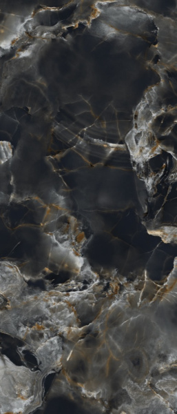 TAGINA Onice Reale Nero Luc 120x280