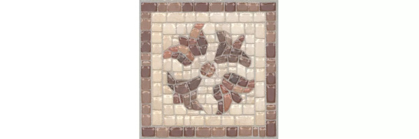 KERAMA MARAZZI Вставка Пантеон лаппатированный обрезной 9,6x9,6x0,8