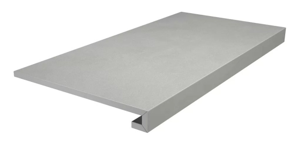 KERAMA MARAZZI Ступень клееная Про Чементо серый матовый 33x60x0,9