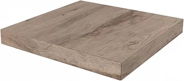 KERAMA MARAZZI Ступень угловая клееная левая Про Вуд бежевый темный 33x33x0,9