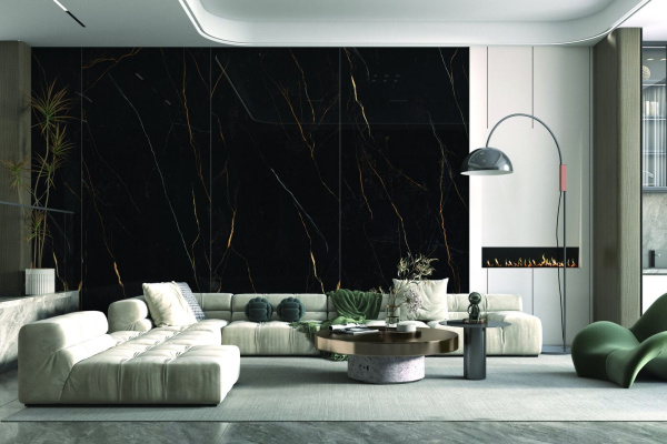 Керамогранит Maimoon Ceramica Stratum Portoro Polish 120x280