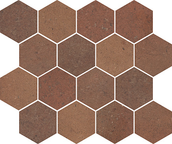 CIR Italica Mos Esag Terra Bruc 25x30