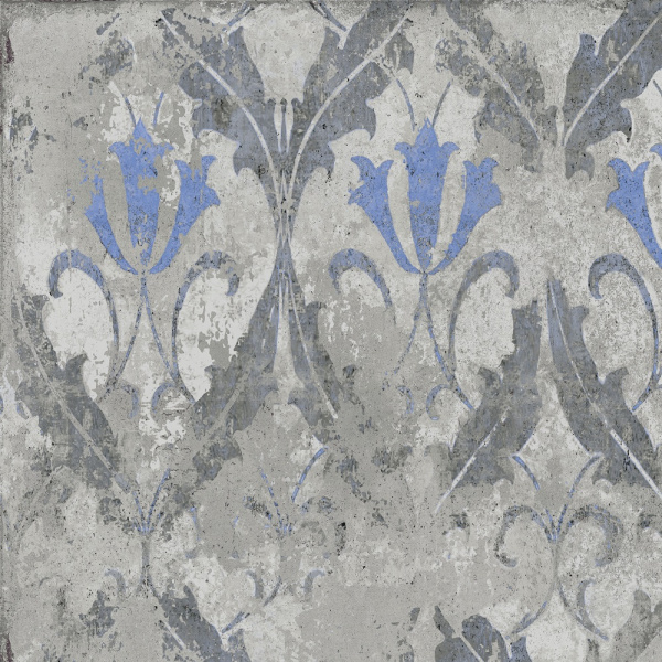 TAGINA Cottotagina Cottotag Deco Painted Grey 20mm 90x90