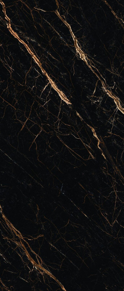 Керамогранит Maimoon Ceramica Magma Black Polish 120x280
