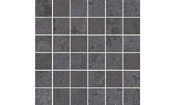 KERAMA MARAZZI Про Лаймстоун серый темный матовый мозаичный 30х30 керамогранит