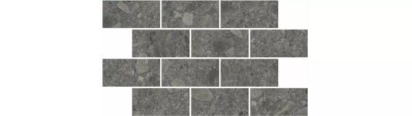 KERAMA MARAZZI Декор Чеппо ди Гре мозаичный антрацит матовый обрезной 34,6x20x0,9