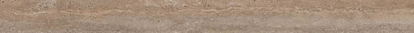 KERAMA MARAZZI Подступенок Про Травертин коричневый светлый матовый обрезной 119,5x10,7x0,9