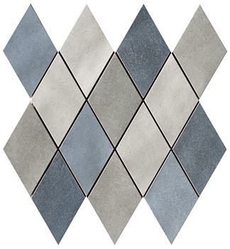 CIR Materia Prima Mos Rombo Mix Blue 25x25