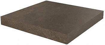 KERAMA MARAZZI Ступень угловая клееная Про Стоун коричневый 33x33