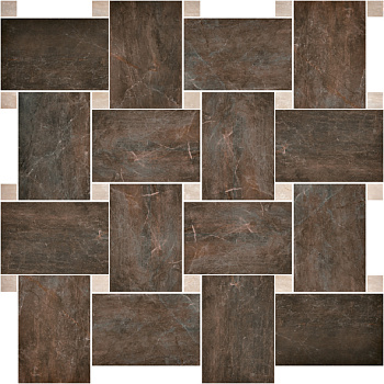 SERENISSIMA Fossil Mos Basket Brun 30x30