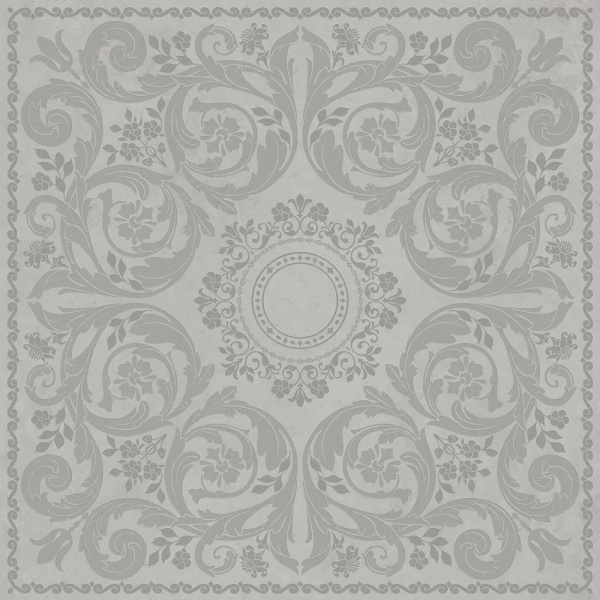 KERAMA MARAZZI Декор Риальто 2 серый матовый обрезной 80x80x0,9