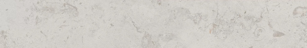 KERAMA MARAZZI Плинтус Про Лаймстоун серый светлый натуральный обрезной 60x9,5x0,9