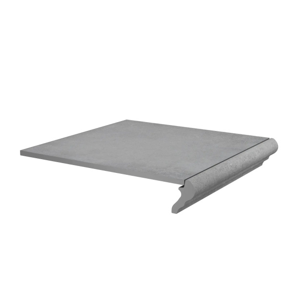 KERAMA MARAZZI Ступень фронтальная Коллиано серый матовый 30x30x0,8