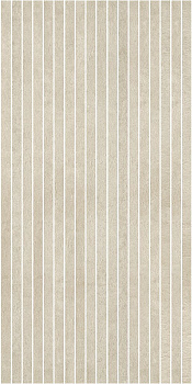 GIGACER Concrete Mosaic Stripes White 15x120