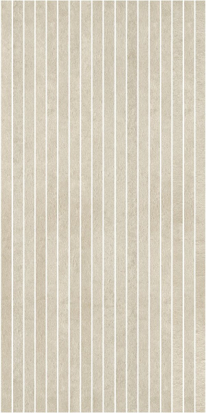 GIGACER Concrete Mosaic Stripes White 15x120
