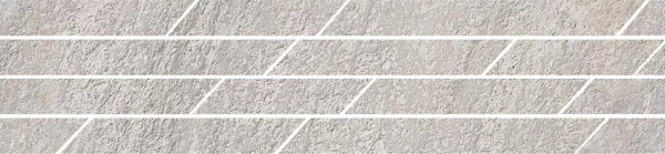 KERAMA MARAZZI Бордюр Гренель серый мозаичный 46,8x9,8x0,9