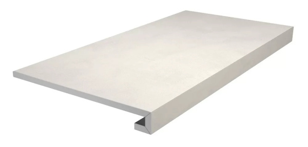 KERAMA MARAZZI Ступень клееная Про Чементо серый светлый матовый 33x60x0,9