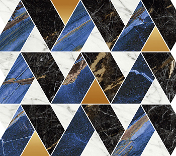 NAXOS Rhapsody Mosaic Mood Blue 30x34