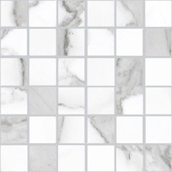 TAGINA Statuario Statuario Nat Ret. Mosaico 5-5 30x30