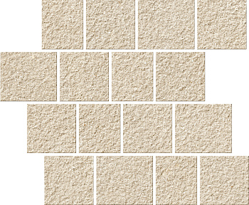 SERENISSIMA Eclettica Mos Pave Beige Rock 30x30