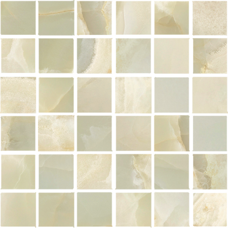 TAGINA Onice Reale Smeraldo Lucidato Ret. Mosaico 5-5 30x30
