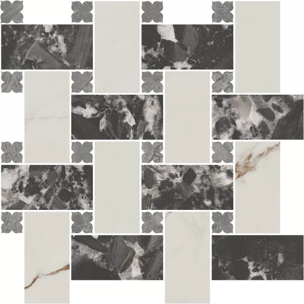KERAMA MARAZZI Декор Риальто 3 наборный матовый 43,5x43,5x0,9