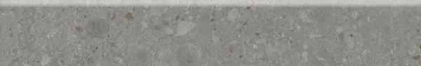 KERAMA MARAZZI Плинтус Чеппо ди Гре серый тёмный матовый обрезной 60x9,5x0,9