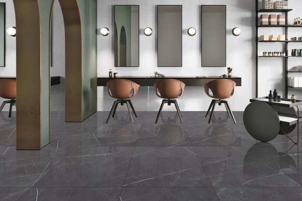 Керамогранит Maimoon Ceramica Pietra Nero Polish 120x280