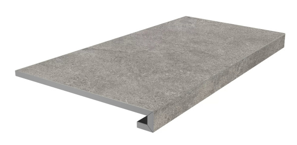 KERAMA MARAZZI Ступень фронтальная клееная Портленд серый матовый обрезной 33x80x0,9