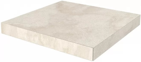KERAMA MARAZZI Ступень угловая клееная Роверелла бежевый светлый 33x33x0,9