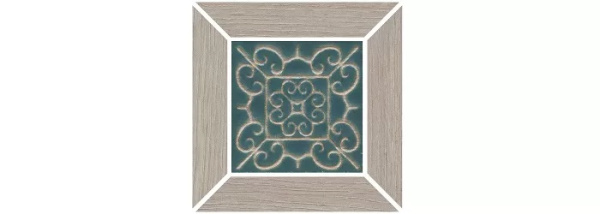 KERAMA MARAZZI Вставка Тровазо наборный серый матовый 13x13x0,9