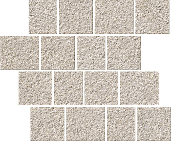 SERENISSIMA Eclettica Mos Pave Argento Rock 30x30