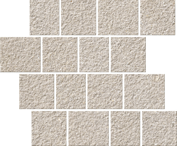 SERENISSIMA Eclettica Mos Pave Argento Rock 30x30