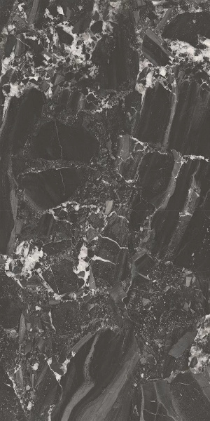 KERAMA MARAZZI Риальто чёрный лаппатированный обрезной 80x160x0,9