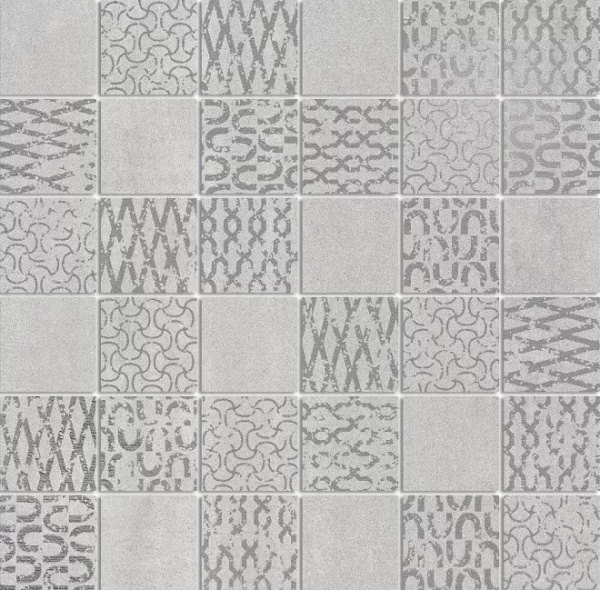 KERAMA MARAZZI Про Дабл серый светлый мозаичный 30x30x0,9 декор (гранит)
