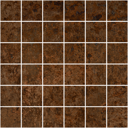 TAGINA Metal Corten  Naturale Ret. Mosaico 5-5 30x30