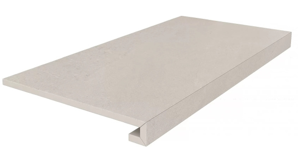 KERAMA MARAZZI Ступень клееная Про Матрикс белый обрезной 33x60x0,9