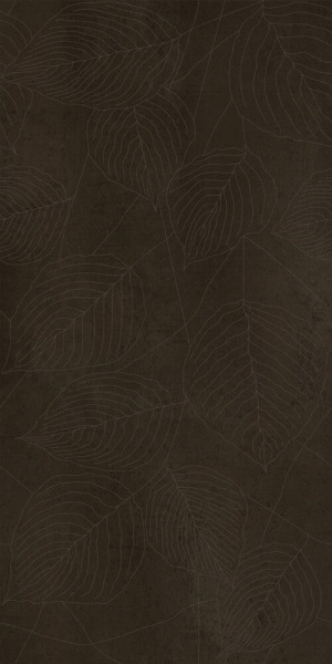 GIGACER Concrete Signs Brown Leaves 60x120