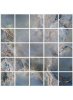 TAGINA Onice Reale Oceano Lucidato Ret. Mosaico 5-5 30x30