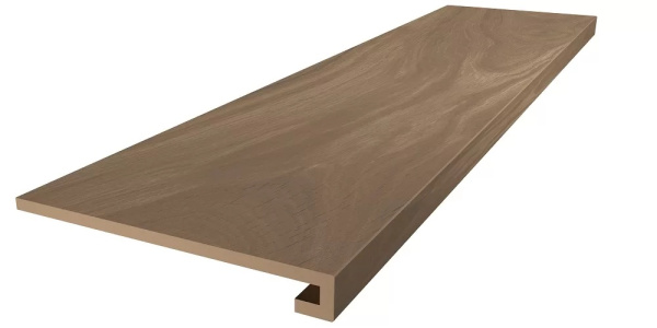 KERAMA MARAZZI Ступень клееная Монтиони коричневый матовый обрезной 33x119,5x0,9