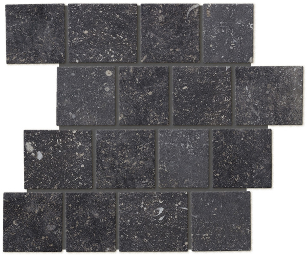 CIR Di Pietra Mos Pave Ardenne Nero 30x30