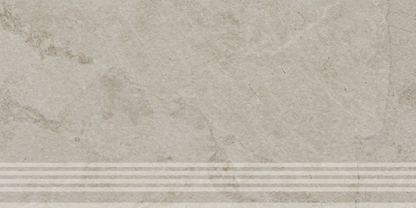 KERAMA MARAZZI Ступень Сплит бежевый светлый матовый обрезной 30x60x0,8