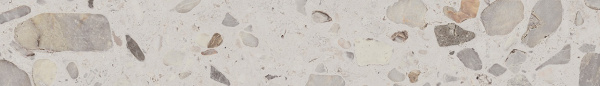 KERAMA MARAZZI Плинтус Тараскон Стоун серый светлый матовый обрезной 60x9,5x0,9